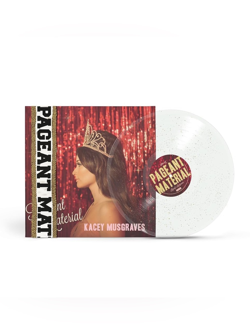 Anniversary Edition Kacey Musgraves - Pageant Material Gold Glitter Vinyl